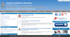 Desktop Screenshot of comune.marano.vi.it